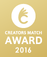 CREATORS MATCH AWARD 2016